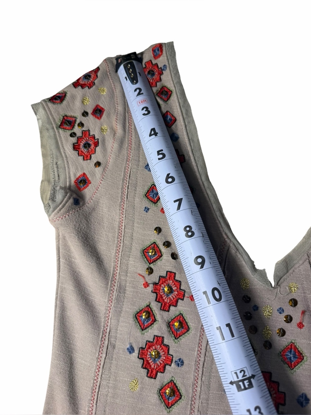 Free People "Rich In Embroidery" mini xsmall dress - Picture 12 of 14
